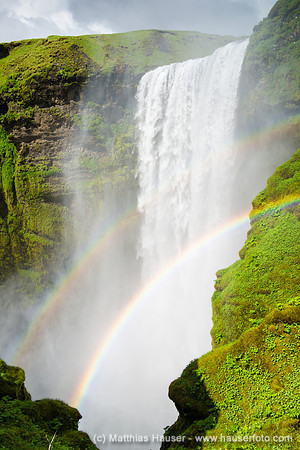 Waterfall Skogafoss Iceland