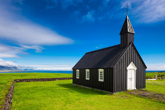 Budir church Iceland Europe by Matthias Hauser hauserfoto.com