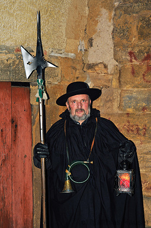Walter Rebmann, Nachtwächter in Waldenbuch, Baden-Württemberg, Deutschland