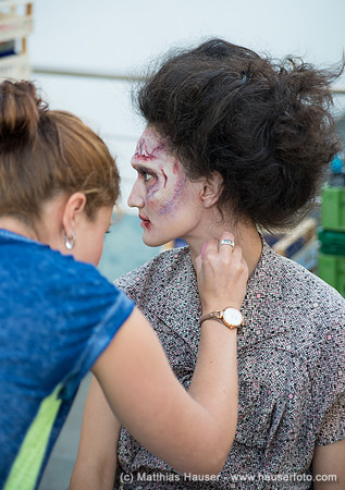 Zombie comedy Brain Freeze set photo by Matthias Hauser http://hauserfoto.com