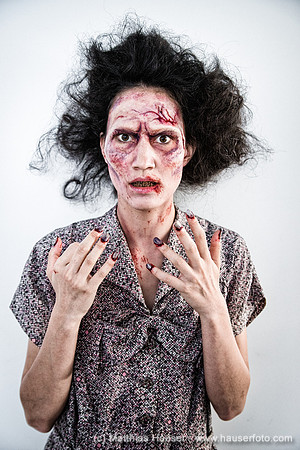 Zombie comedy Brain Freeze set photo by Matthias Hauser http://hauserfoto.com
