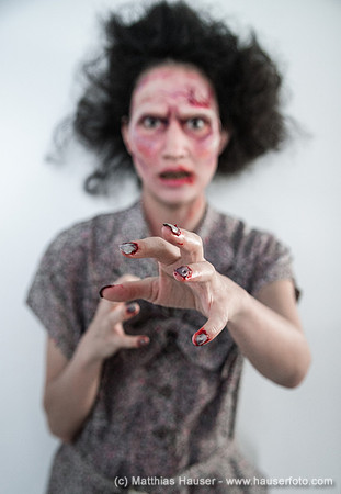 Zombie comedy Brain Freeze set photo by Matthias Hauser http://hauserfoto.com
