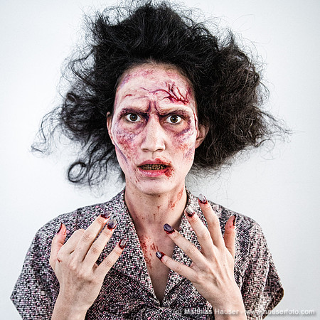 Zombie comedy Brain Freeze set photo by Matthias Hauser http://hauserfoto.com