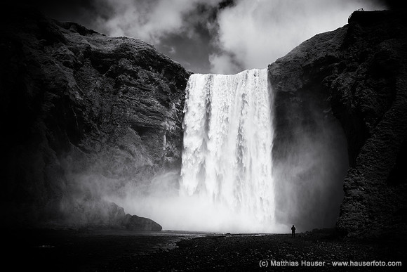 Waterfall Skogafoss Iceland