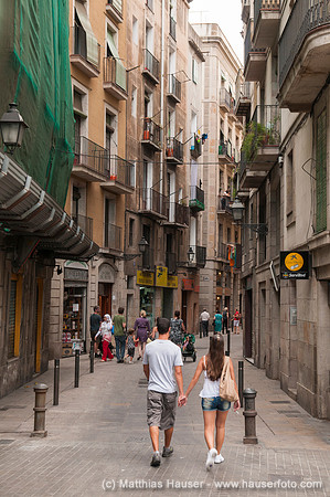 Gasse Carrer dels Canvis Vells, Barri Gotic, Gotisches Viertel,