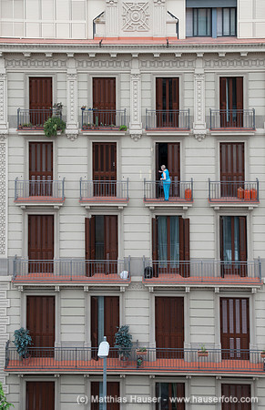 Aussicht vom Hotel Europark, Barcelona, Spanien