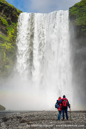Waterfall Skogafoss Iceland