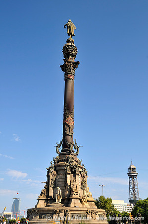Barcelona Colon Denkmal, Tribut an Christopher Columbus, Barcelo
