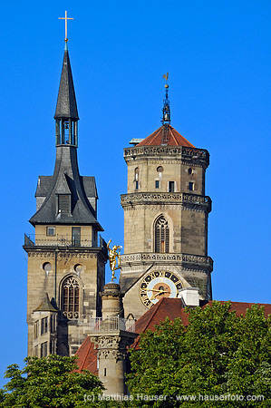 Stiftskirche, Stuttgart, Baden-Württemberg, Deutschland - Collegiate Church (Stiftskirche), Stuttgart, Baden-Wuerttemberg, Germany, Europe