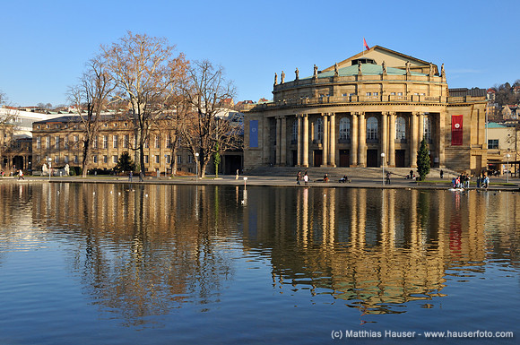 Staatstheater (Staatsoper), Stuttgart, Baden-Württemberg, Deutschland - State Theater (Opera) Stuttgart, Baden-Wuerttemberg, Germany
