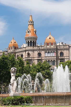 Placa de Catalunya, Barcelona, Katalonien, Spanien