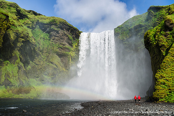 Waterfall Skogafoss Iceland