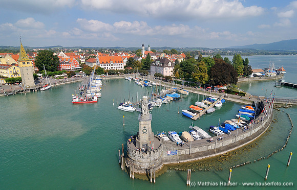 Hafen Lindau, Bodensee, Bayern, Deutschland, Europa - Port Lindau, Lake Constance, Bavaria, Germany, Europe