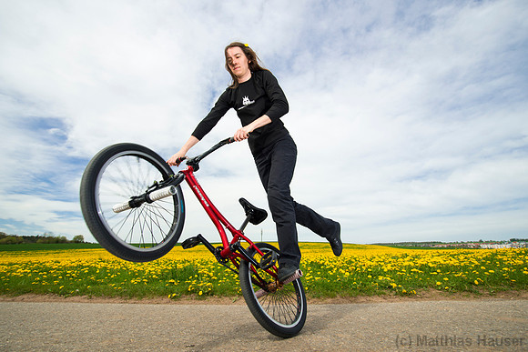 BMX Flatland Monika Hinz