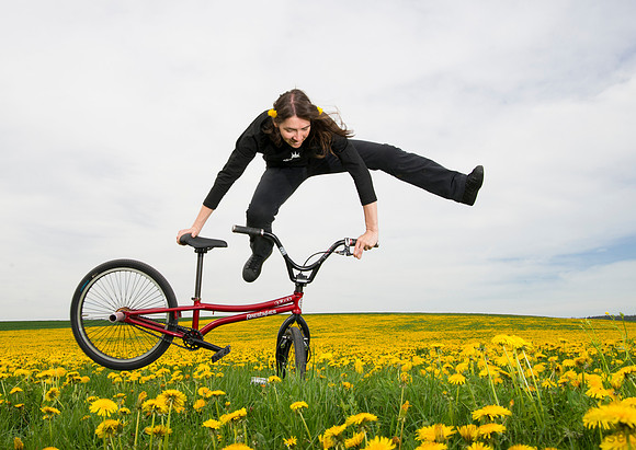 BMX Flatland Monika Hinz