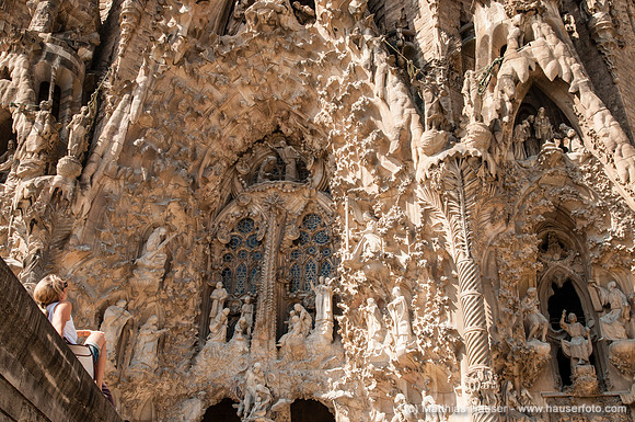 Sagrada Familia, Geburtsfassade, Barcelona, Katalonien, Spanien