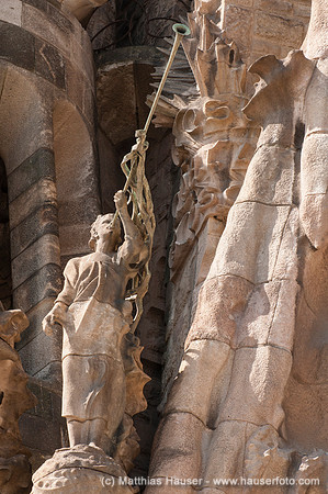 Sagrada Familia, Geburtsfassade, Barcelona, Katalonien, Spanien