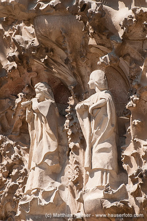 Sagrada Familia, Geburtsfassade, Barcelona, Katalonien, Spanien