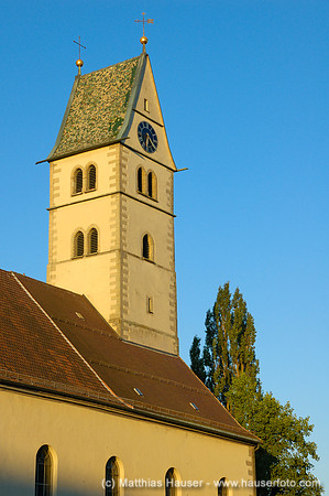 Stadtpfarrkirche "Mariä Heimsuchung", Meersburg, Baden-Württemberg, Deutschland - Parish Church (Stadtpfarrkirche), Meersburg, Baden-Wuerttemberg, Germany, Europe