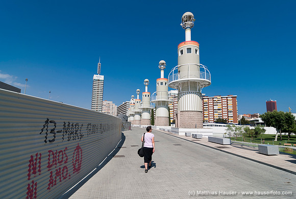 Parc de l'Espanya Industrial, Barcelona, Spanien