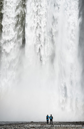 Waterfall Skogafoss Iceland