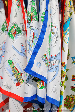 Tücher mit Motiven vom Bodensee - Scarves decorated with images of Lake Constance