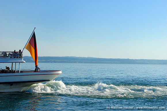 Schiff auf dem Bodensee, Deutschland - Ship, Lake Constance, Germany, Europe