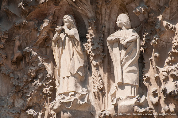 Sagrada Familia, Geburtsfassade, Barcelona, Katalonien, Spanien
