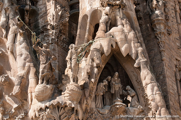 Sagrada Familia, Geburtsfassade, Barcelona, Katalonien, Spanien