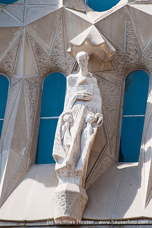 Sagrada Familia, Geburtsfassade, Barcelona, Katalonien, Spanien