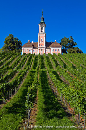 Klosterkirche Birnau, Baden-Württemberg, Deutschland - Monastery Birnau, Baden-Wuerttemberg, Germany